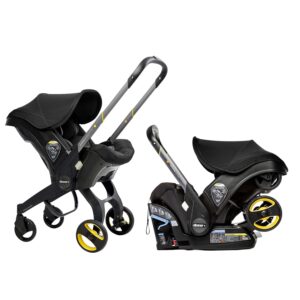 【Limited-time offer】Doona Car Seat & Stroller, Nitro Black - All-in-One Travel System