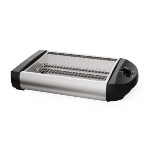 2-Slice Mechanical Toaster - 900W Fast Heating, 3 Heating Turbines, Even Browning, Silver