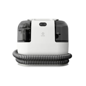 Portable Carpet & Upholstery Cleaner - 500W, 1250ml Clean/750ml Dirty Water Tanks, Deep Cleaning Brush, Handheld Spot Cleaner, White