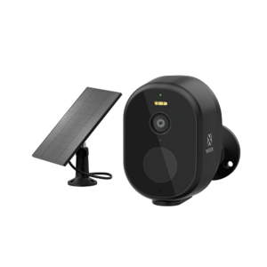 R4253 Outdoor Wireless Security Camera Kit - SolarWOOX Panel & 5200mAh Battery, 4MP UHD, Color Night Vision, Wi-Fi 2.4GHz, IP66, 100% Wire-Free