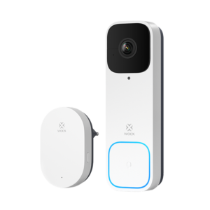 WOOX R4331 Smart Video Doorbell - 170° Wide View Angle, 3MP Full HD, Two-Way Talk, Motion Detection with Alerts, Night Vision, Easy Installation